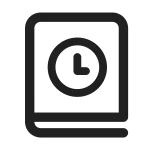 Book Formula Date SVG Icon